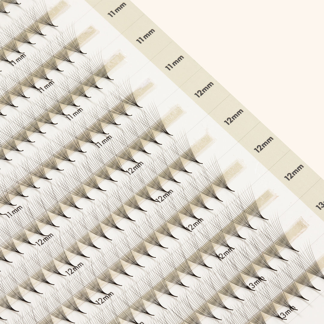 Narrow Premade/Promade Fans 12D 0.03 640 fans - Mixed Lengths