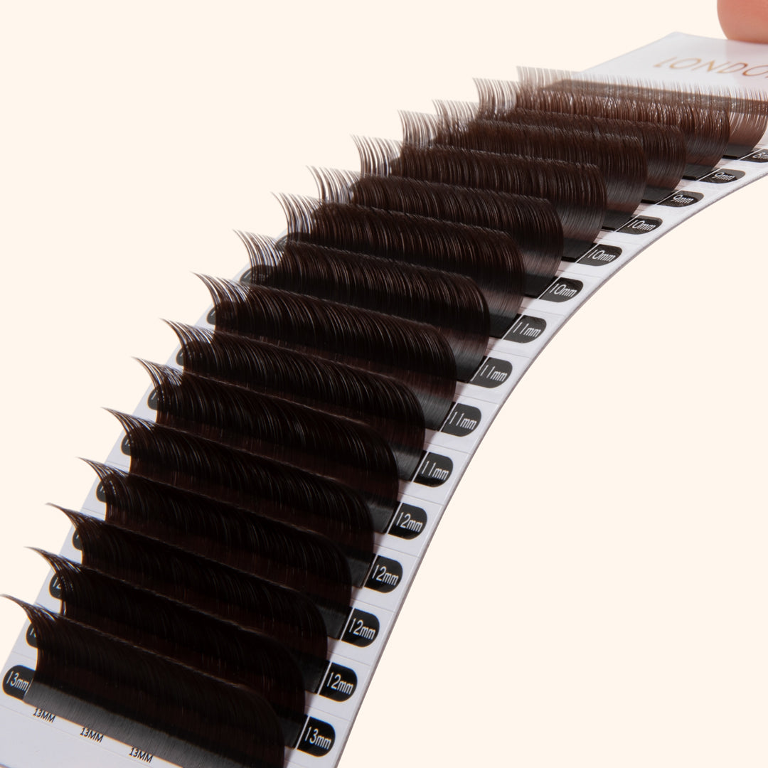 Schwarzbraune Wimpern - Ristretto Collection 0,07 Einzelstücke