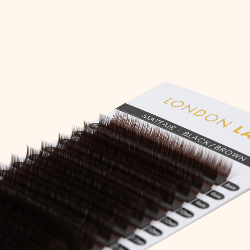 Schwarzbraune Wimpern - Ristretto Collection 0,05 Einzelwimpern
