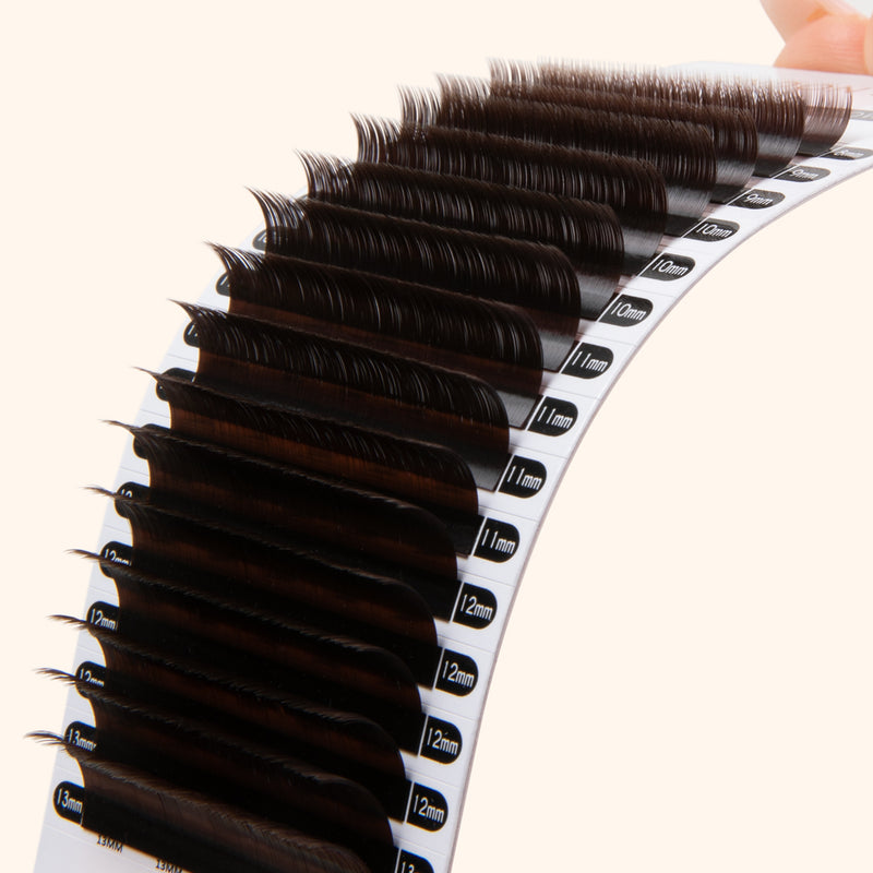 Schwarzbraune Wimpern - Ristretto Collection 0,05 Einzelwimpern