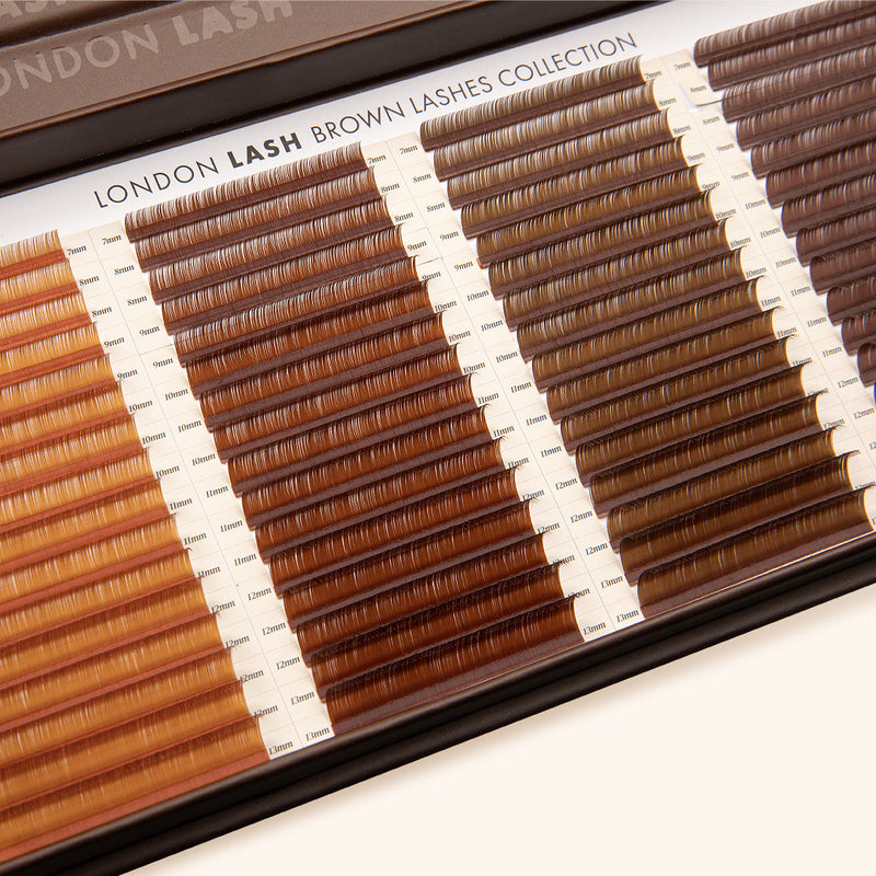 Braune Volume Lashes Kollektion 