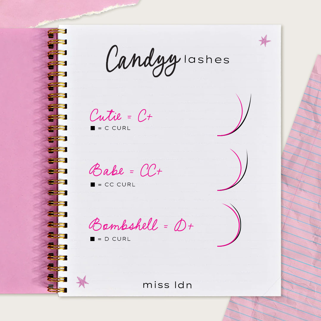 CandYY Wimpern 4DW 0,07 Mix
