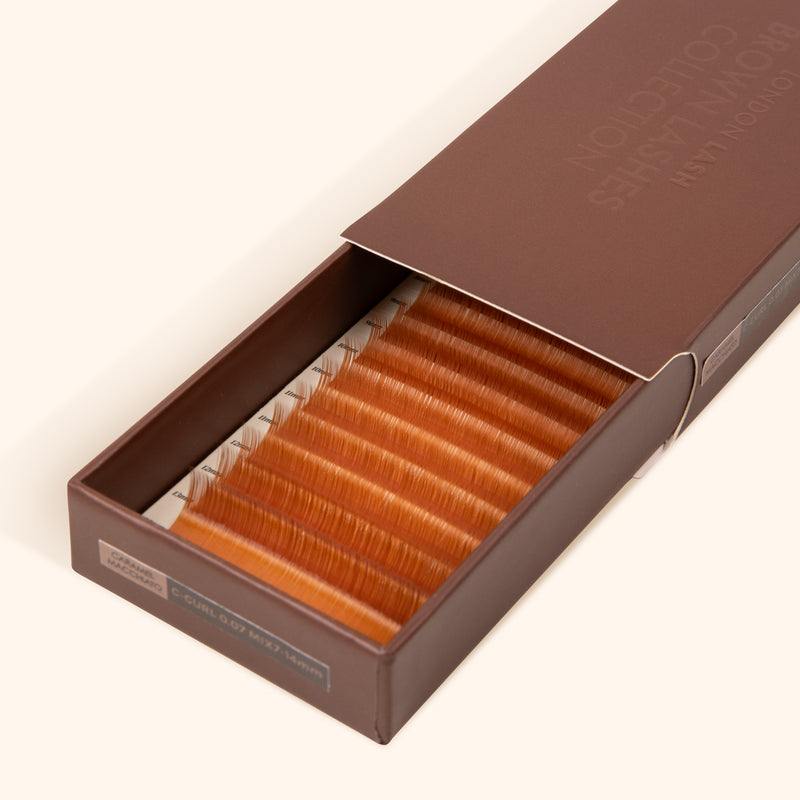 Braune Wimpern – Caramel Macchiato Kollektion