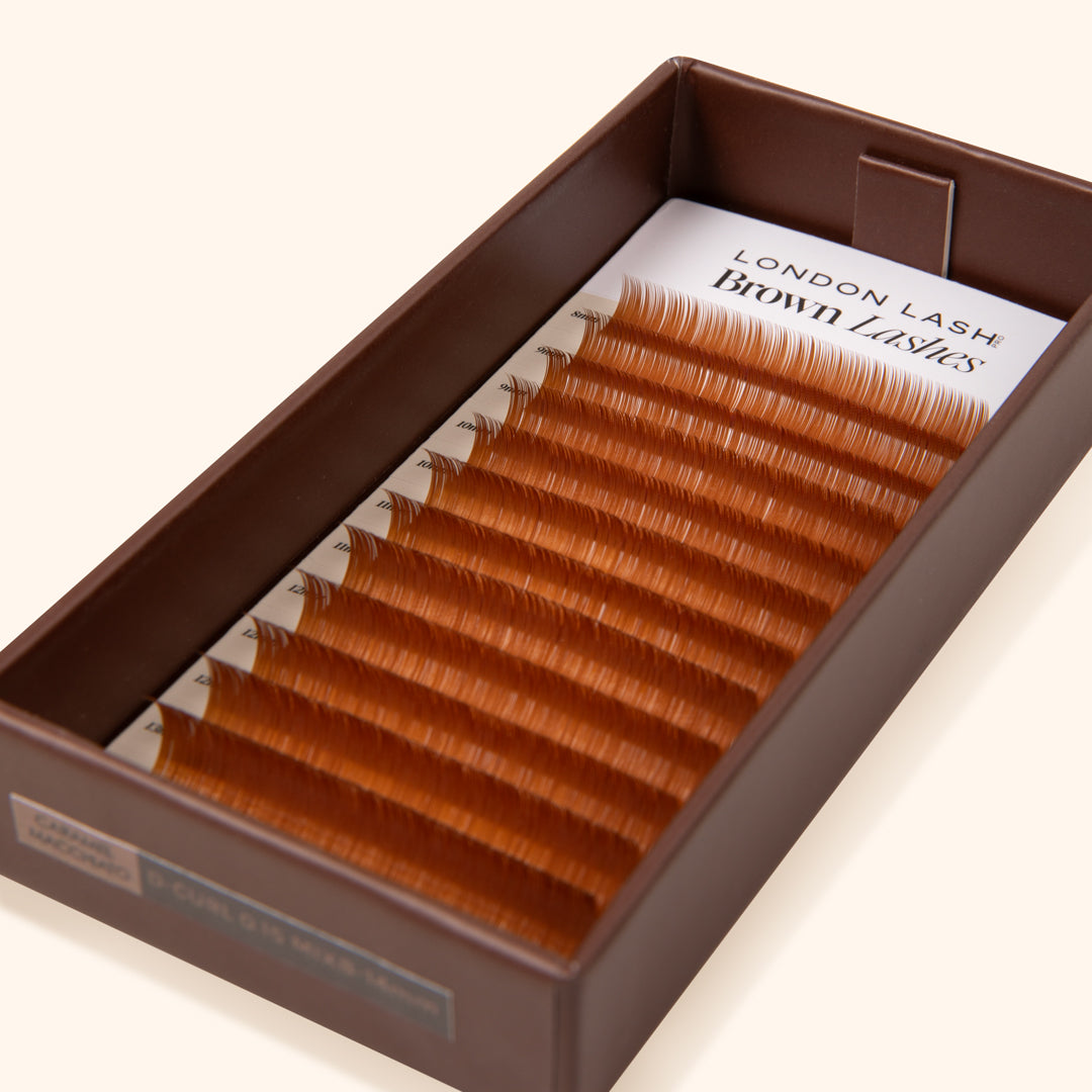 Braune Wimpern – Caramel Macchiato Kollektion