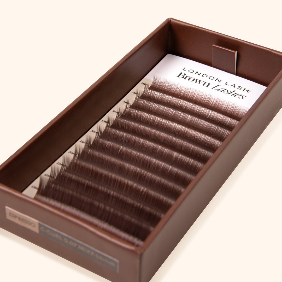 Braune Wimpern – Espresso Kollektion