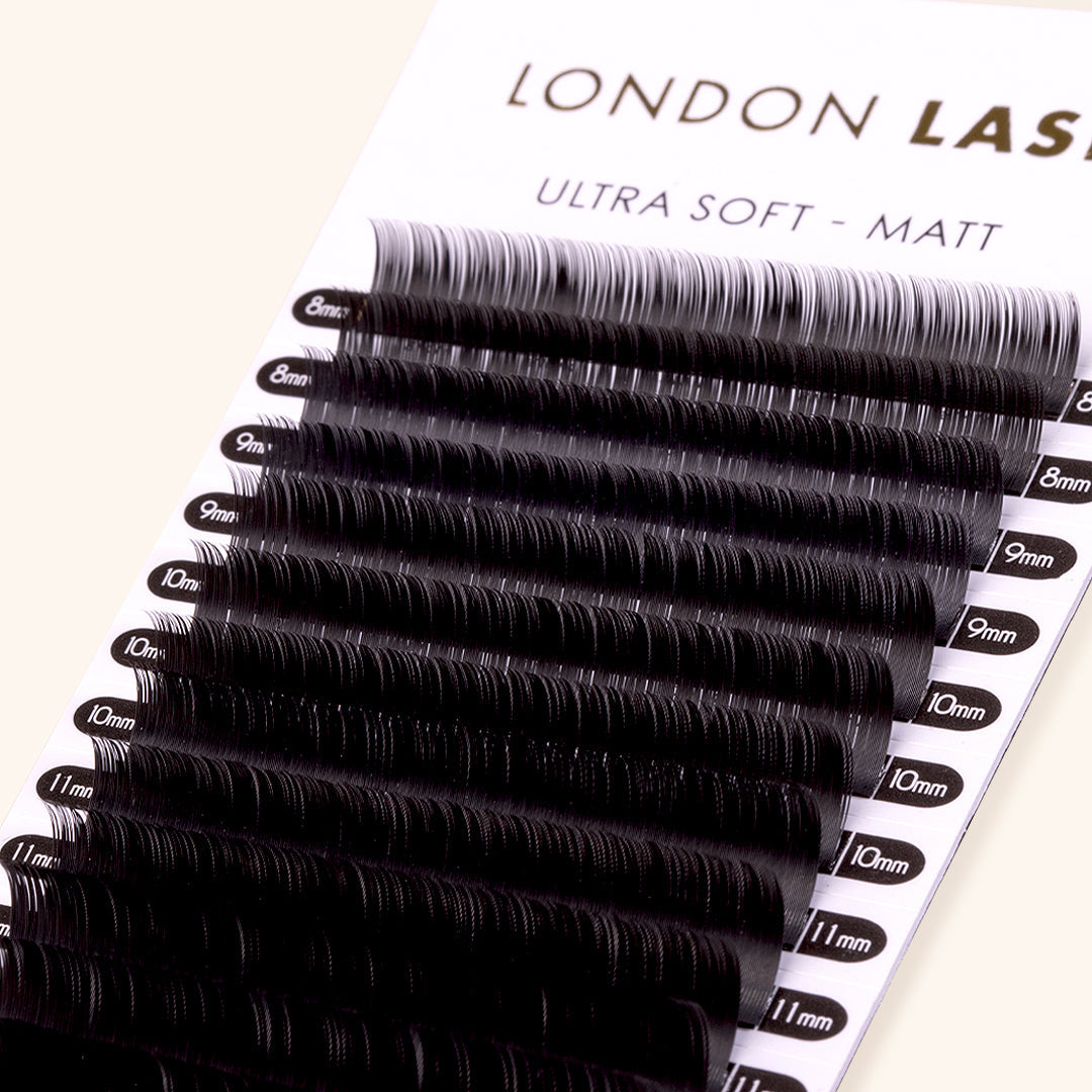 Matt Flat Ellipse Lashes 0.20 (Ultra Soft)