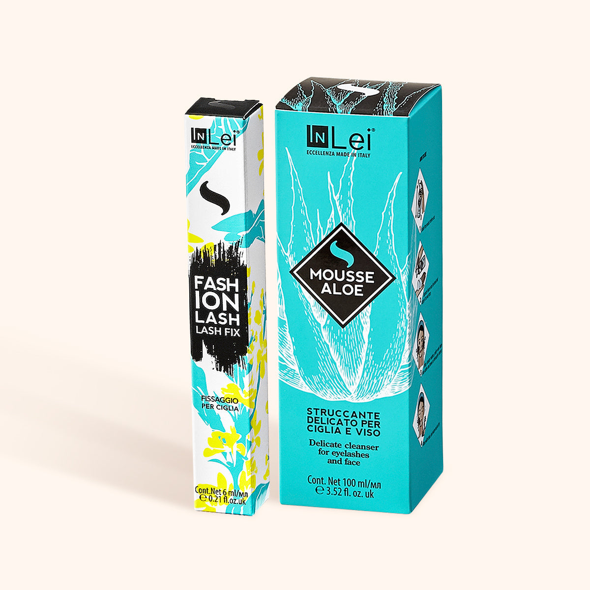 InLei® Aftercare Set - Aloe Vera Mousse &amp; Fashion Wimpern Spülung SPARE 20%