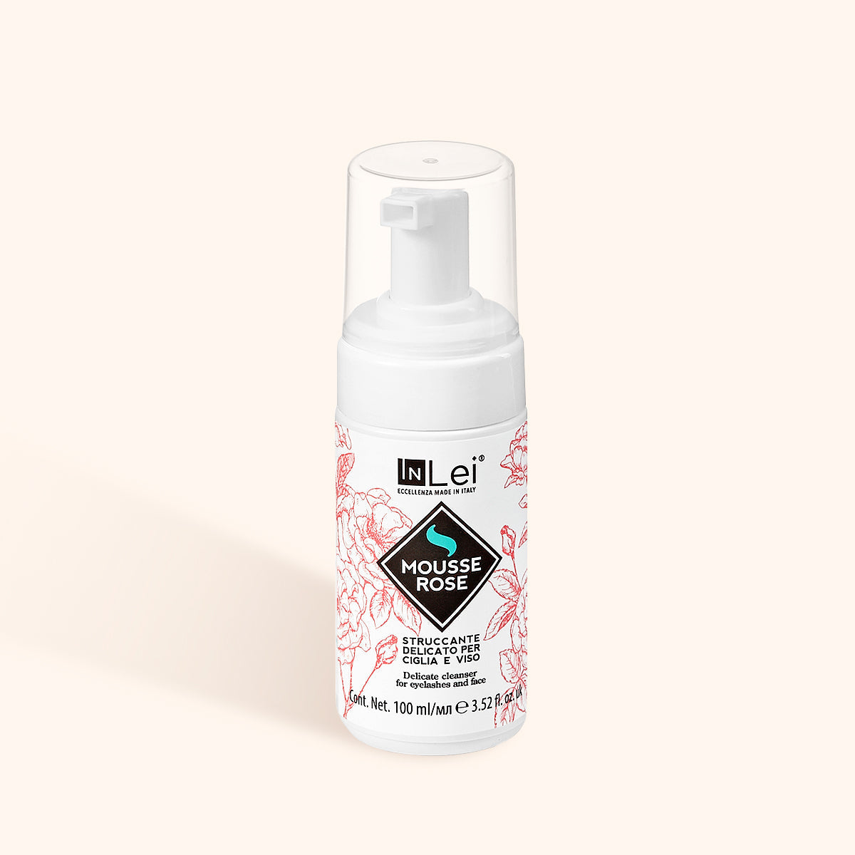 InLei® Zartes Wimpern &amp; Brauen Shampoo (Rose)