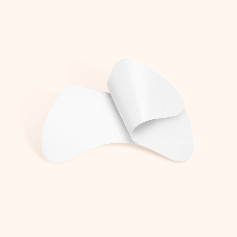 InLei® Silikon &amp; wiederverwendbare Augenpads (Weiß/Schwarz)