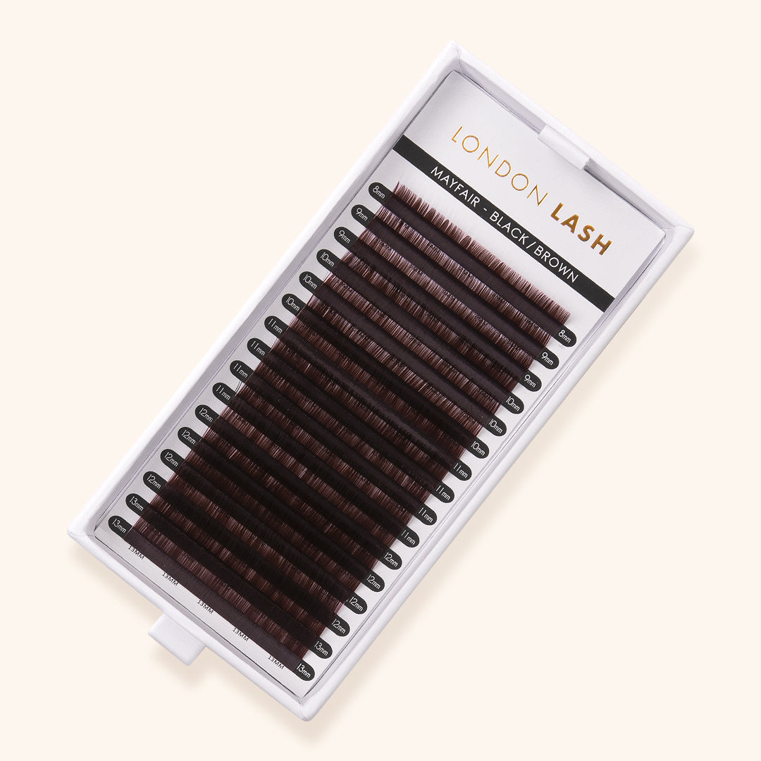 Mega Volume Mayfair Lashes 0.03 in Schwarz-Braun