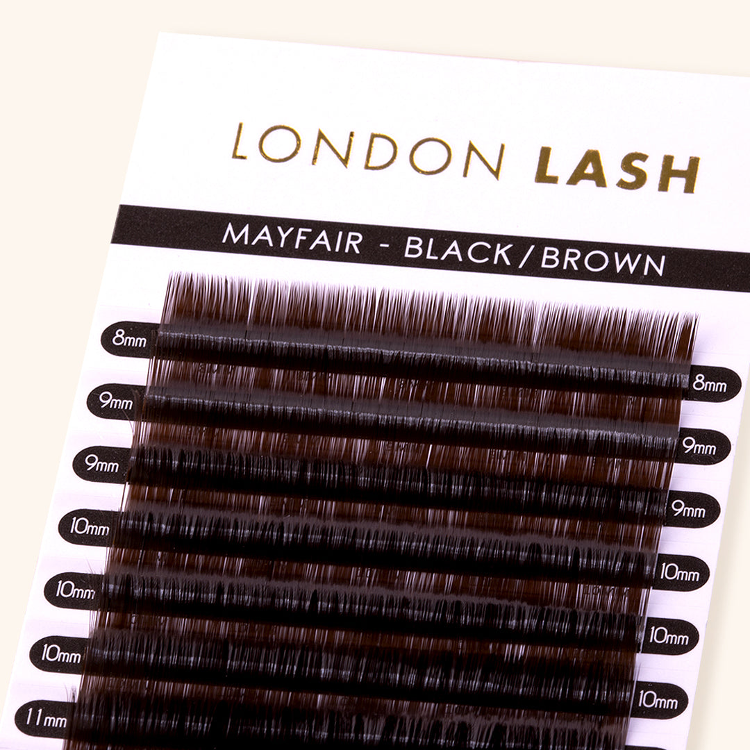 Volume Mayfair Lashes 0.07 Schwarz-Braun