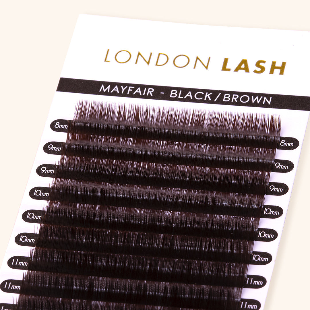 Mega Volume Mayfair Lashes 0.05 in Schwarz-Braun