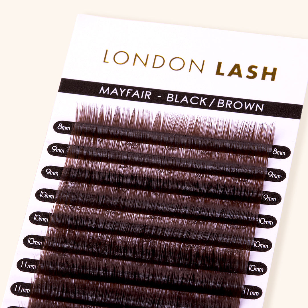 Mega Volume Mayfair Lashes 0.03 in Schwarz-Braun