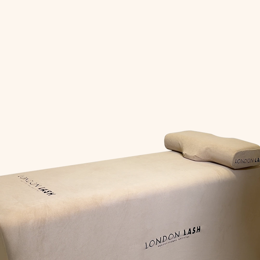 Beiges Teddy-Fleece Bettlaken und Kissenbezug