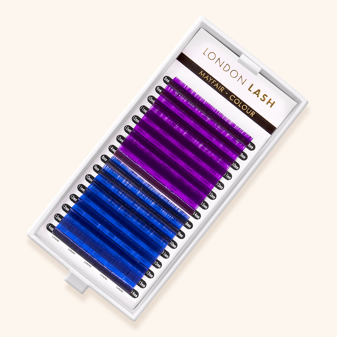 Mayfair Lashes in Violett/Blau